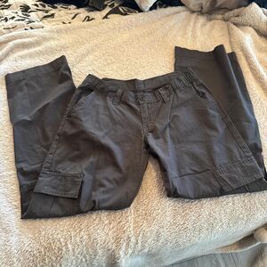 Brandy Melville Women's Grey/Brown Trousers